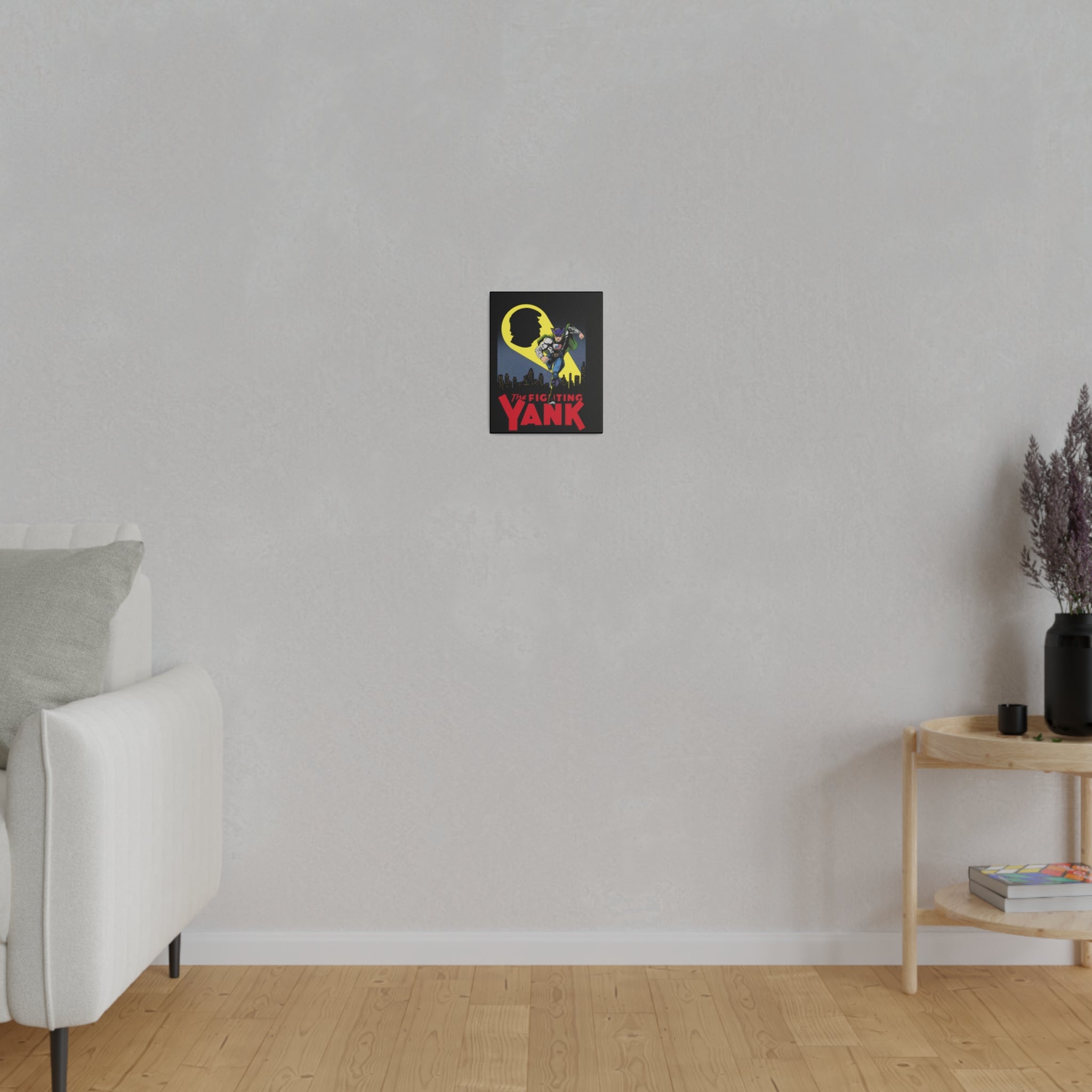 The Fighting Yank City Skyline by Declaration Matte Canvas, Stretched, 0.75"