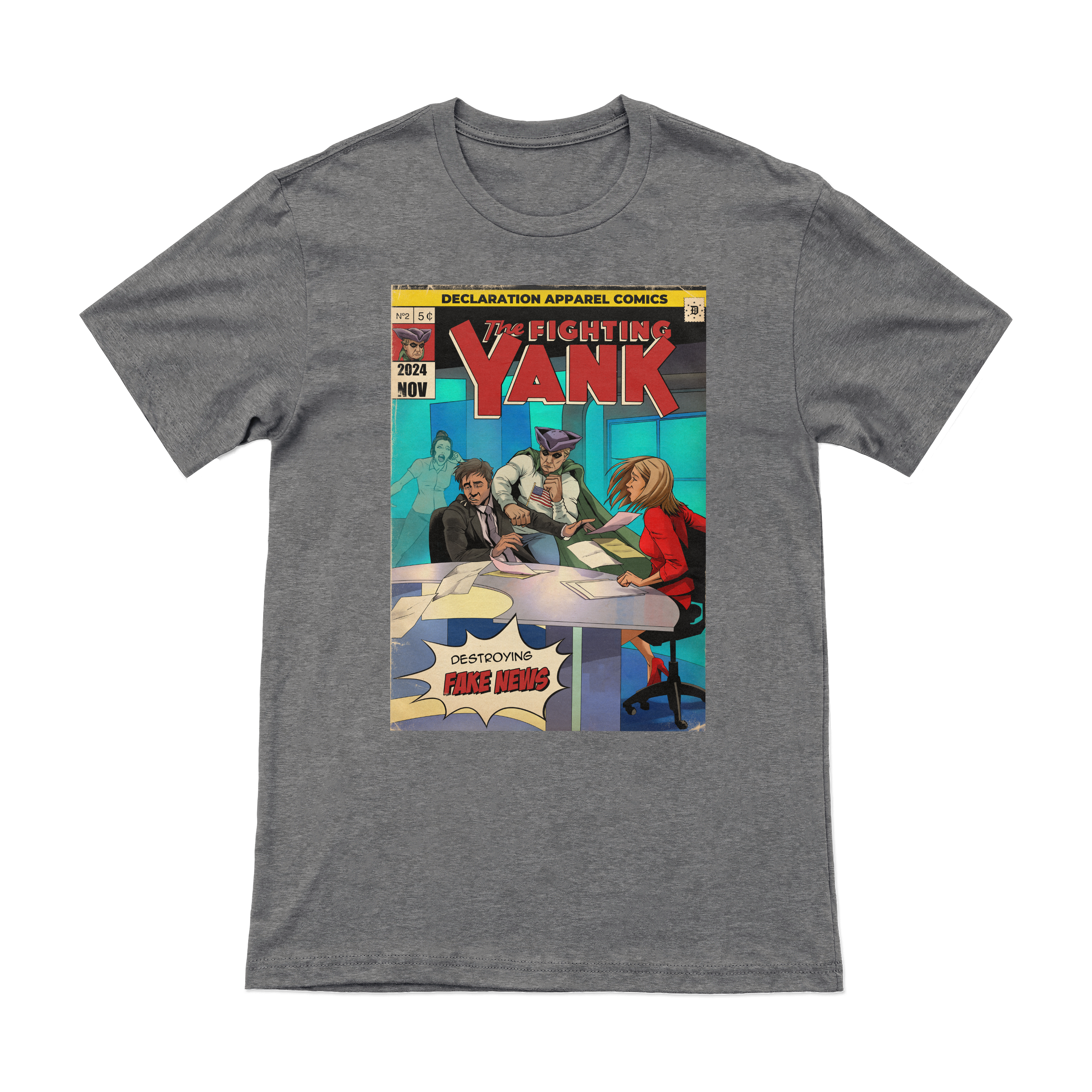 The Fighting Yank – Fake News (Retro) Tee