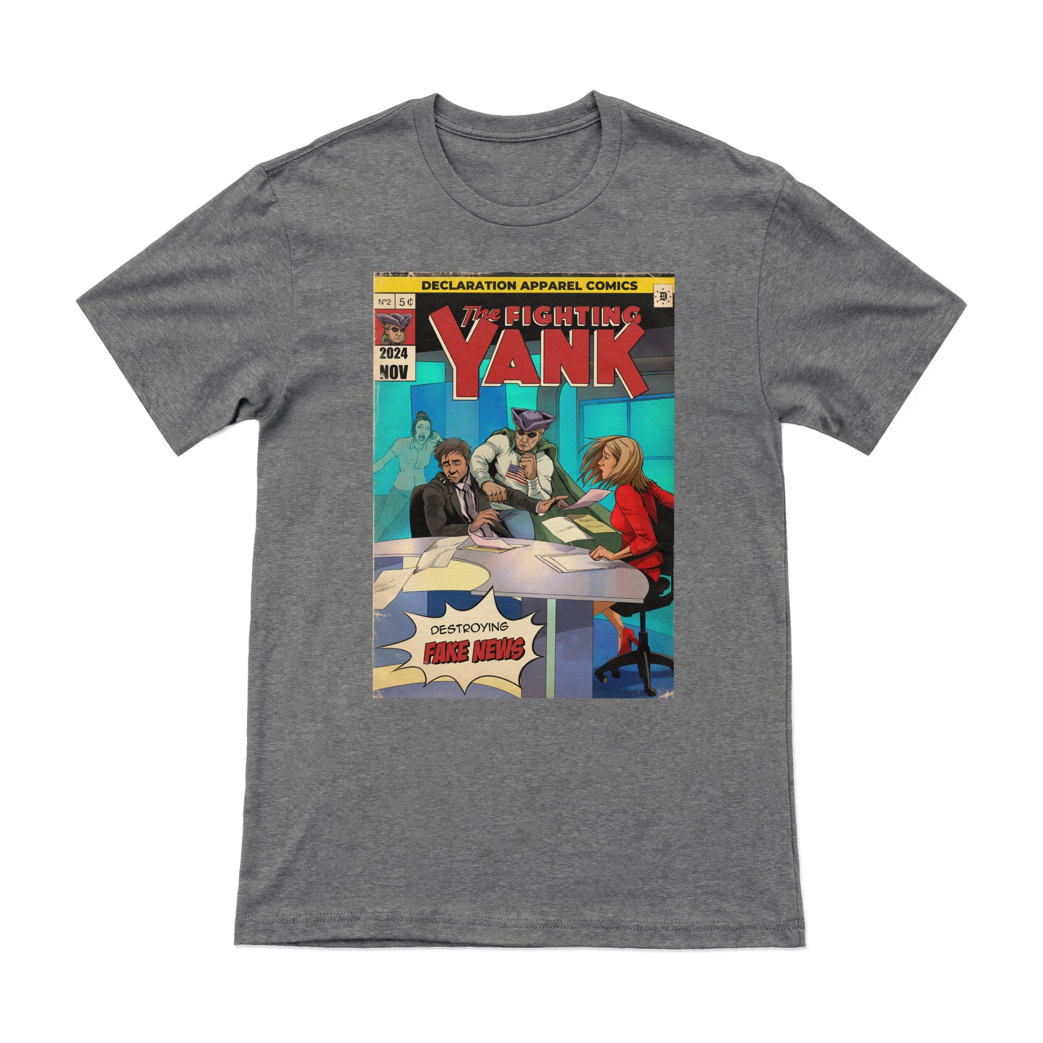 The Fighting Yank – Fake News (Retro) Tee