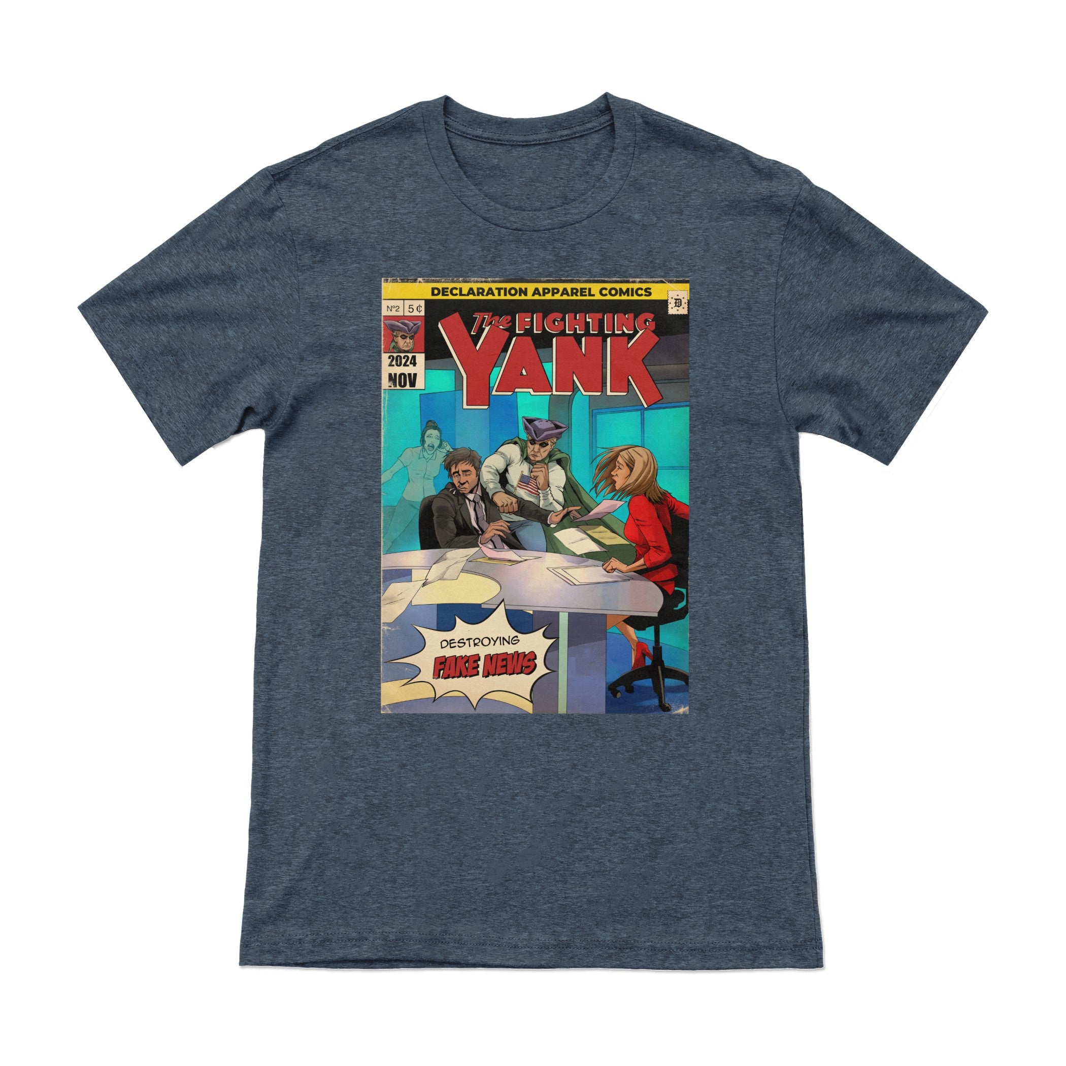 The Fighting Yank – Fake News (Retro) Tee