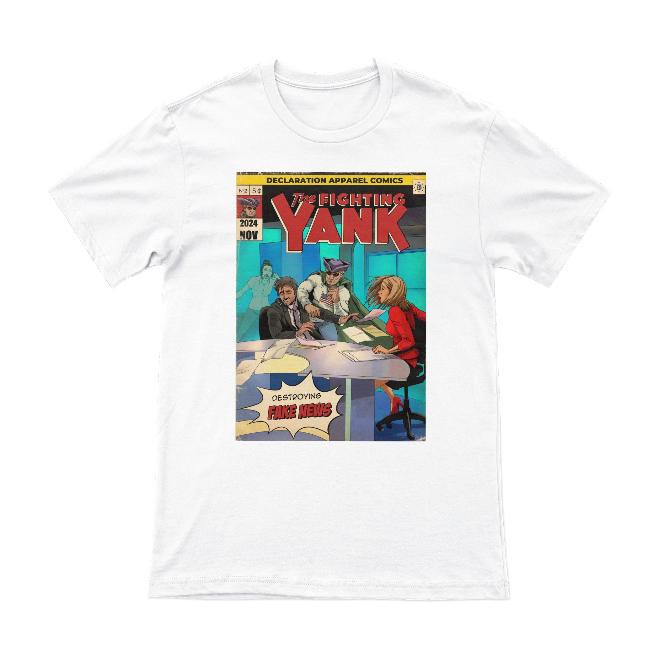 The Fighting Yank – Fake News (Retro) Tee